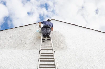 Peinture extérieure à Andouillé — façades et ravalement